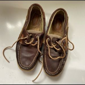 Sperry Topsider Ladies Brown Boat Shoes